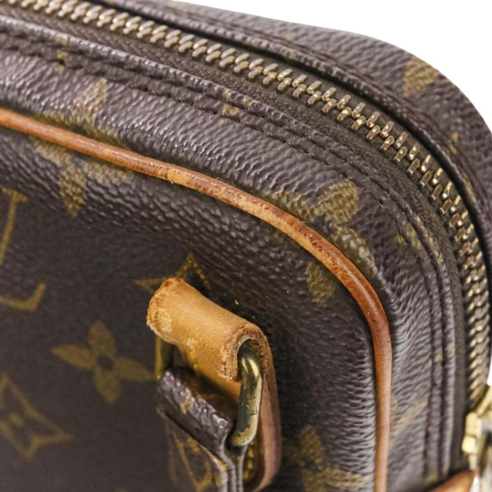 LOUIS VUITTON Authentic Brown Monogram Pochette Mini Bag - Picture 14 of 16